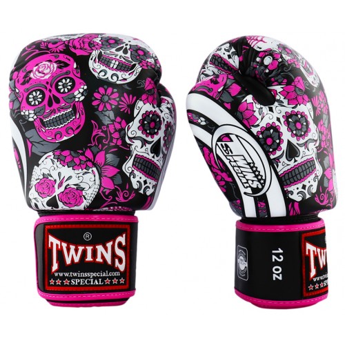 Экипировка для тайского бокса, перчатки Twins Special FBGV-53 pink